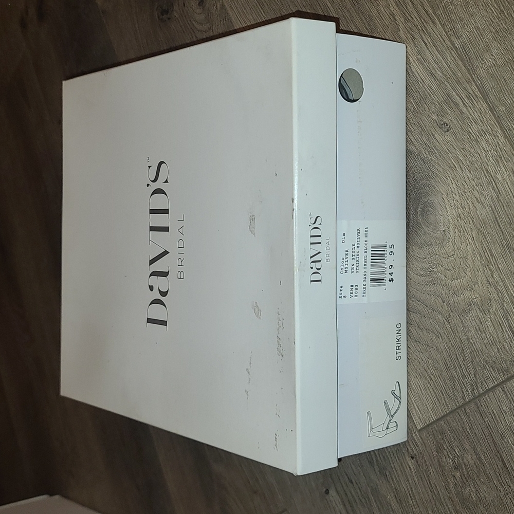 David's Bridal "STRIKING" Bridesmaid shoe.